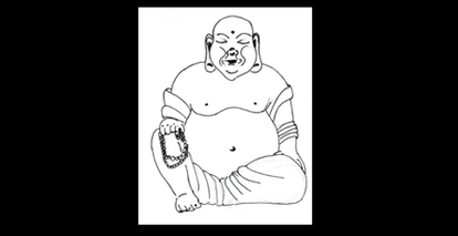 Buddha-Zeichnung